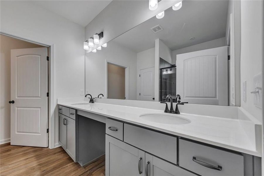 Furnished interior view inside a new home in Laurel Park, Cartersville (Image 10).