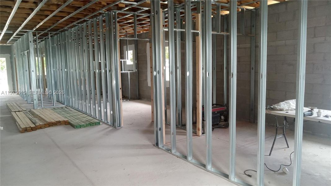 In-progress construction of a new home in , Miami Gardens, FL (Image 5).