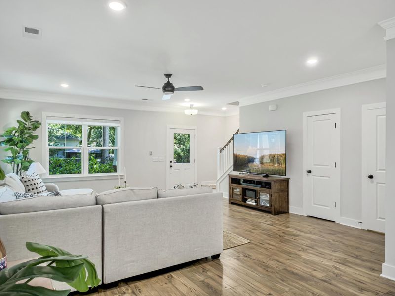 Furnished interior view inside a new home in , James Island (Image 18).