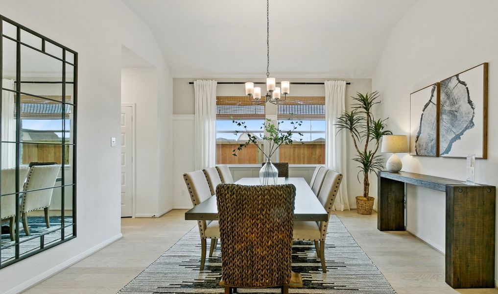 Elegant formal dining room