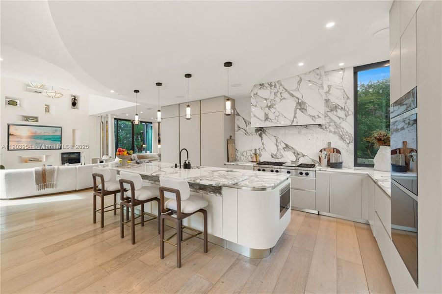 Furnished interior view inside a new home in , Miami Beach (Image 18).