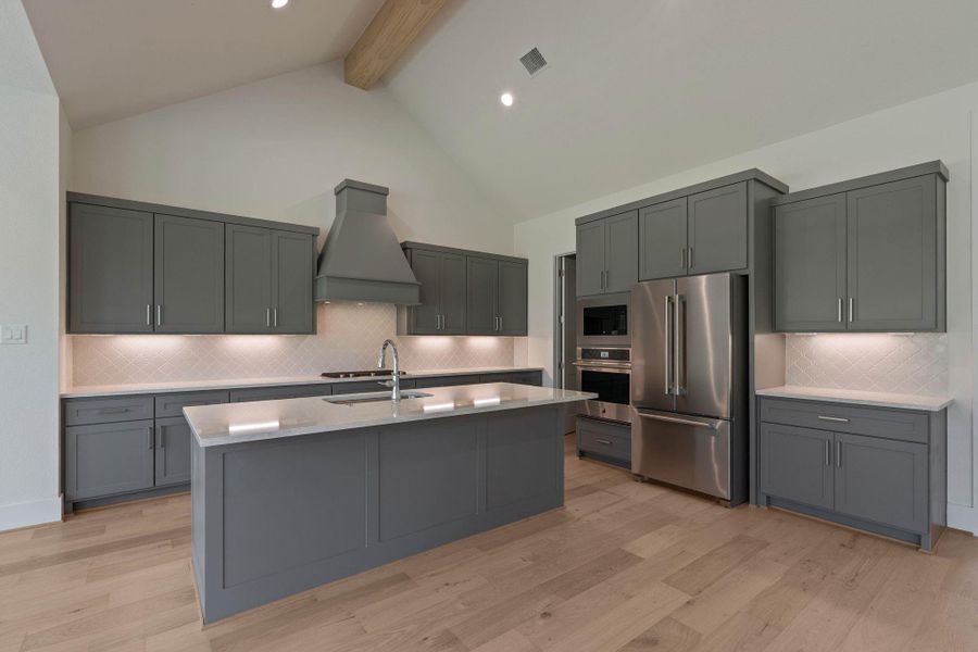 Furnished interior view inside a new home in Chapel Bend, Montgomery (Image 12).