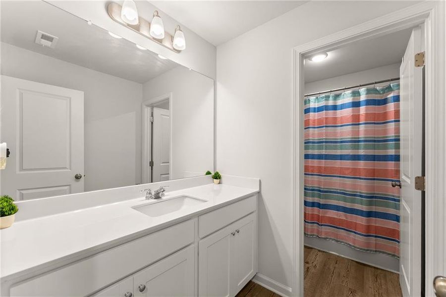 Furnished interior view inside a new home in , Dawsonville (Image 22).