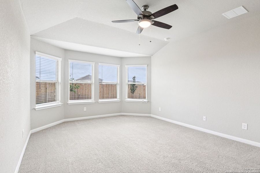 Spacious, unfurnished interior of a new home in Legendary Trails - Premier Series, Cibolo (Image 17). Spacious, unfurnished interior of a new home in Legendary Trails - Premier Series, Cibolo (Image 17).