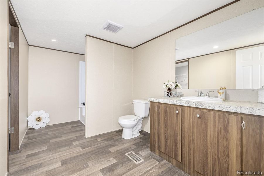 Furnished interior view inside a new home in , Colorado Springs (Image 7).