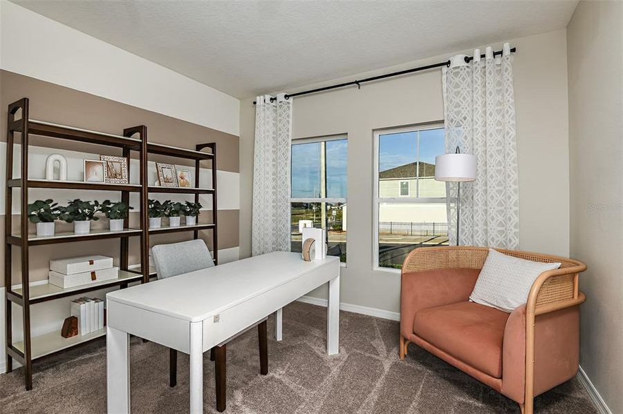 Furnished interior view inside a new home in Lawson Dunes, Haines City (Image 11).