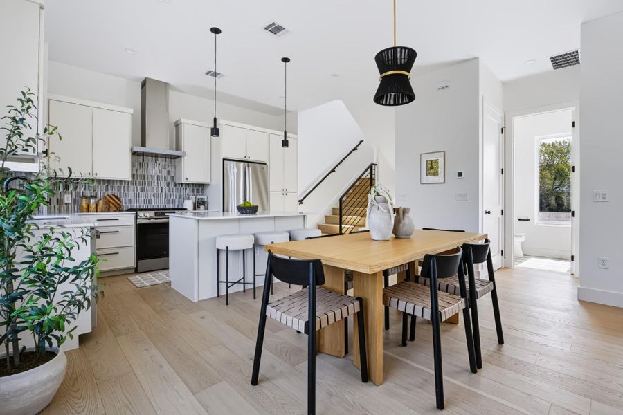 Furnished interior view inside a new home in , Austin (Image 8).
