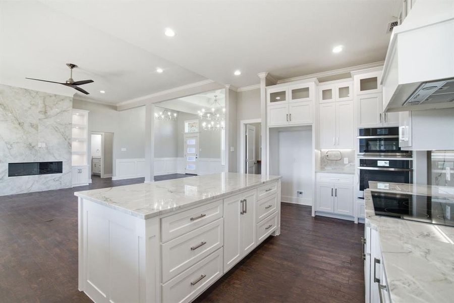 Furnished interior view inside a new home in , Abilene (Image 7).