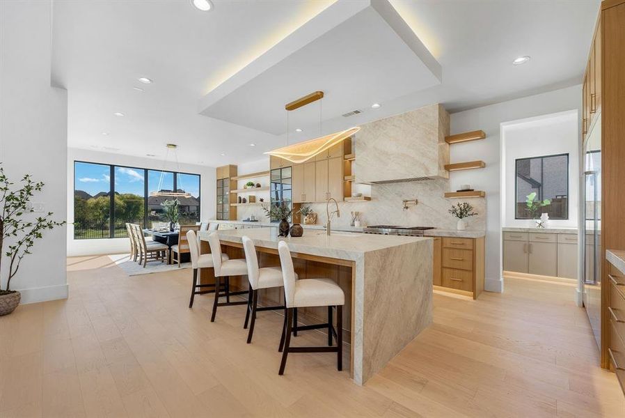 Furnished interior view inside a new home in , Prosper (Image 8).
