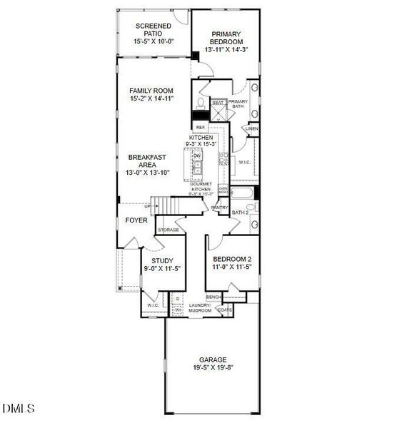 Homesite 225 Floorplan Homesite 225 Floorplan