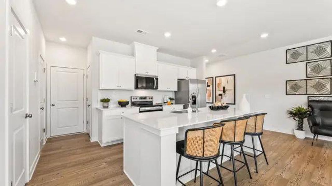 Furnished interior view inside a new home in Sherwood Square, Flowery Branch (Image 14). Furnished interior view inside a new home in Sherwood Square, Flowery Branch (Image 14).