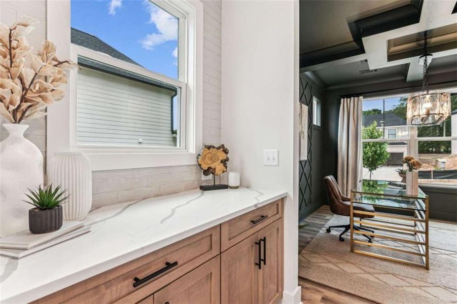 Furnished interior view inside a new home in , Buford (Image 5).