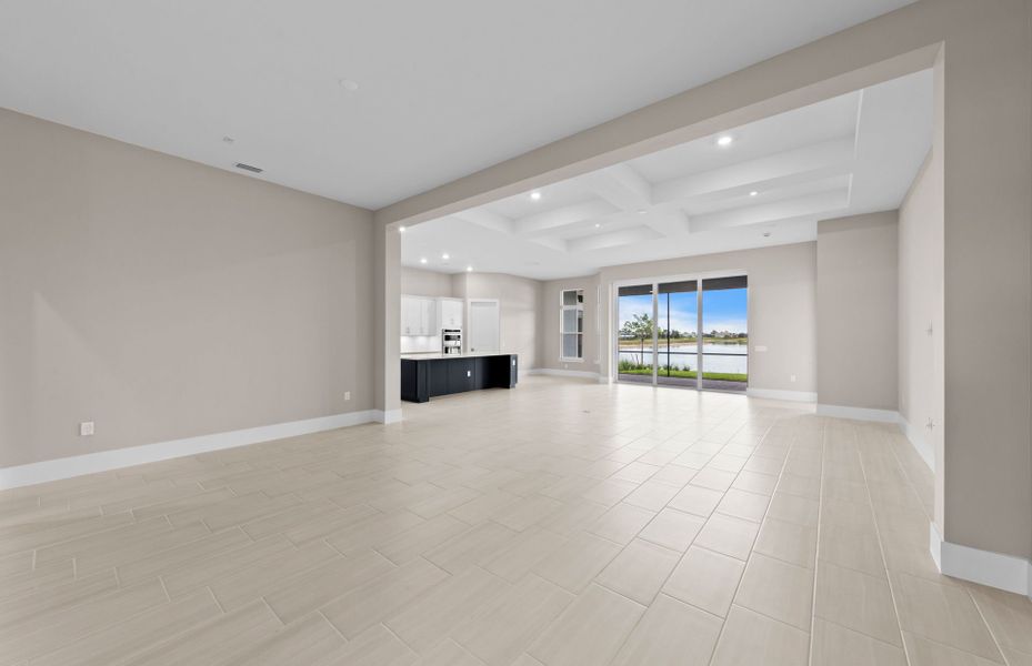 Spacious, unfurnished interior of a new home in TerraWalk at Babcock Ranch, Alva (Image 17). Spacious, unfurnished interior of a new home in TerraWalk at Babcock Ranch, Alva (Image 17).