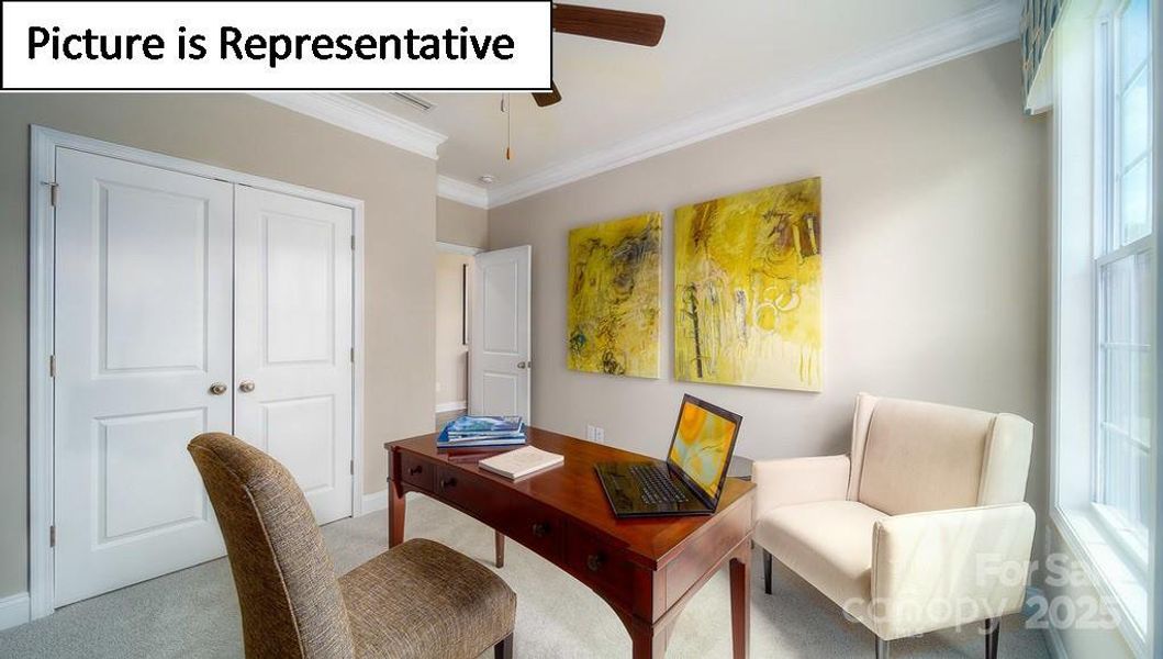 Furnished interior view inside a new home in Sylvan Creek, Denver (Image 17).