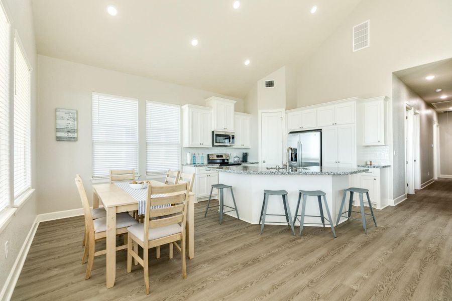 Furnished interior view inside a new home in , Surfside Beach (Image 8). Furnished interior view inside a new home in , Surfside Beach (Image 8).