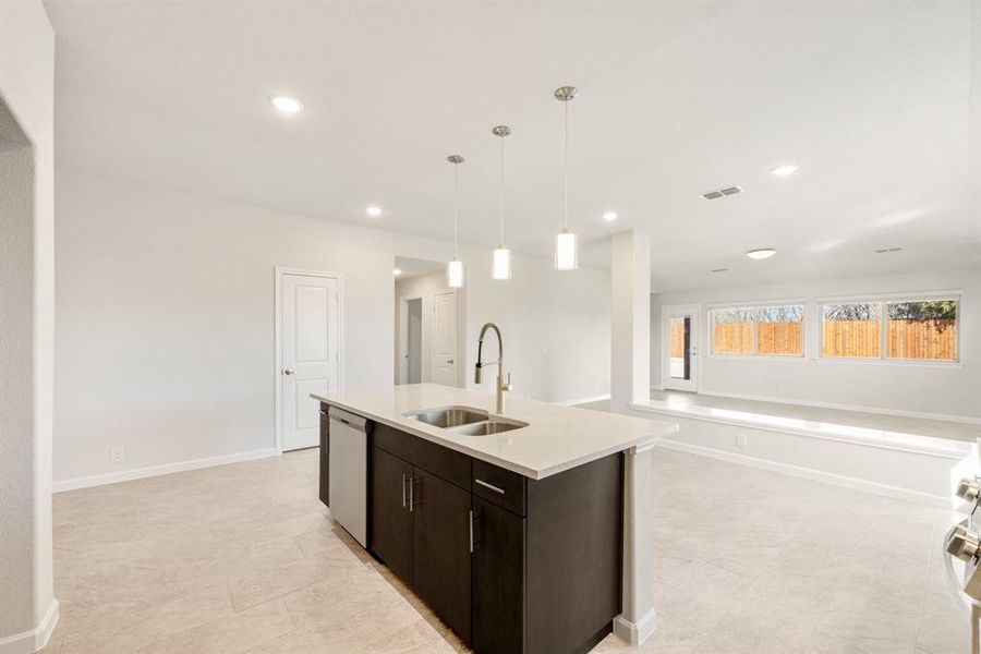 Furnished interior view inside a new home in Georgetown at Kings Fort, Kaufman (Image 11).