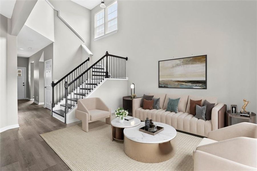 Furnished interior view inside a new home in , Stockbridge (Image 6).