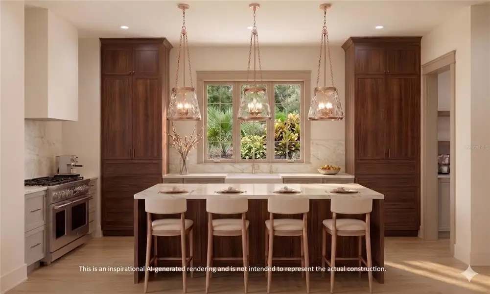 Furnished interior view inside a new home in , Orlando (Image 3).