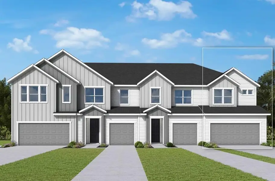 Front exterior of a new home in , Apollo Beach, FL, highlighting curb appeal (Image 1). Front exterior of a new home in , Apollo Beach, FL, highlighting curb appeal (Image 1).
