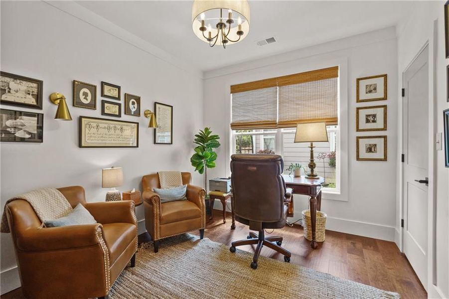 Furnished interior view inside a new home in , Monroe (Image 13).