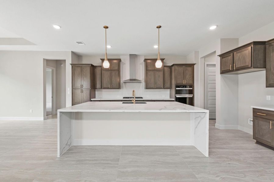 Furnished interior view inside a new home in The Woodlands Hills, Willis (Image 4).
