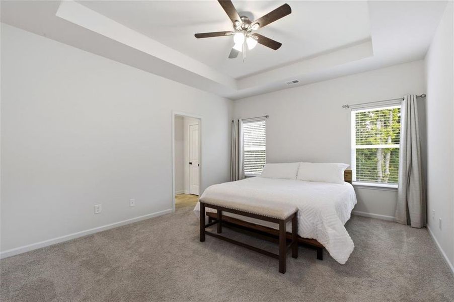 Furnished interior view inside a new home in Morgan Landing, Carrollton (Image 44). Furnished interior view inside a new home in Morgan Landing, Carrollton (Image 44).
