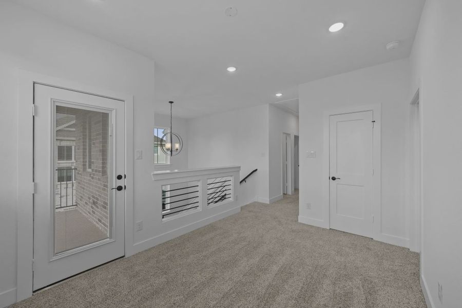 Spacious, unfurnished interior of a new home in Elyson Courtyard Collection, Katy (Image 12).