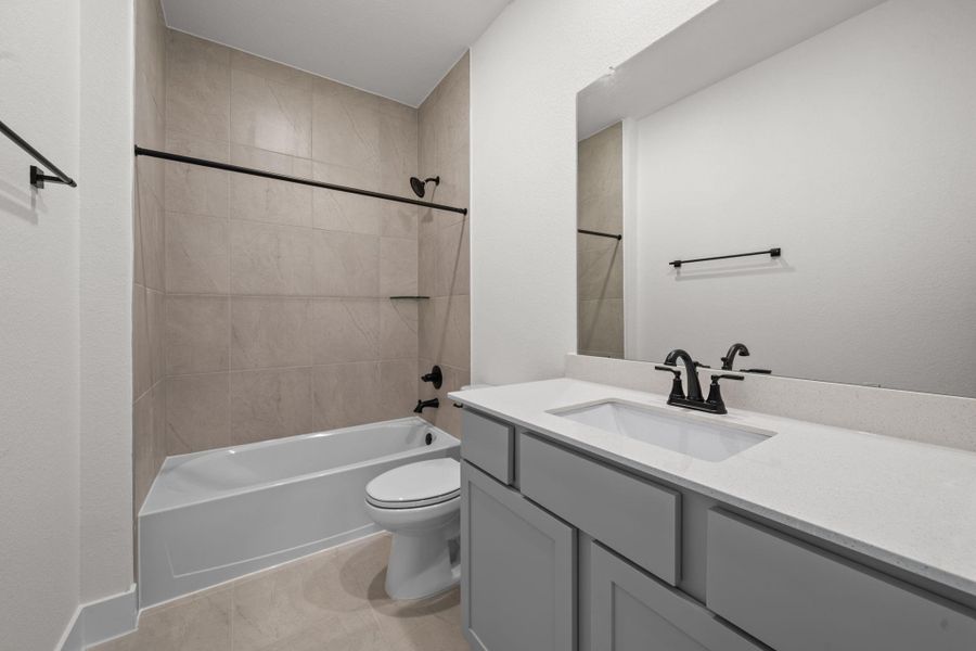 Furnished interior view inside a new home in , Katy (Image 13).