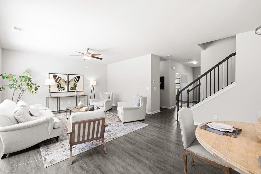 Furnished interior view inside a new home in Sutton's Landing, Statham (Image 14).
