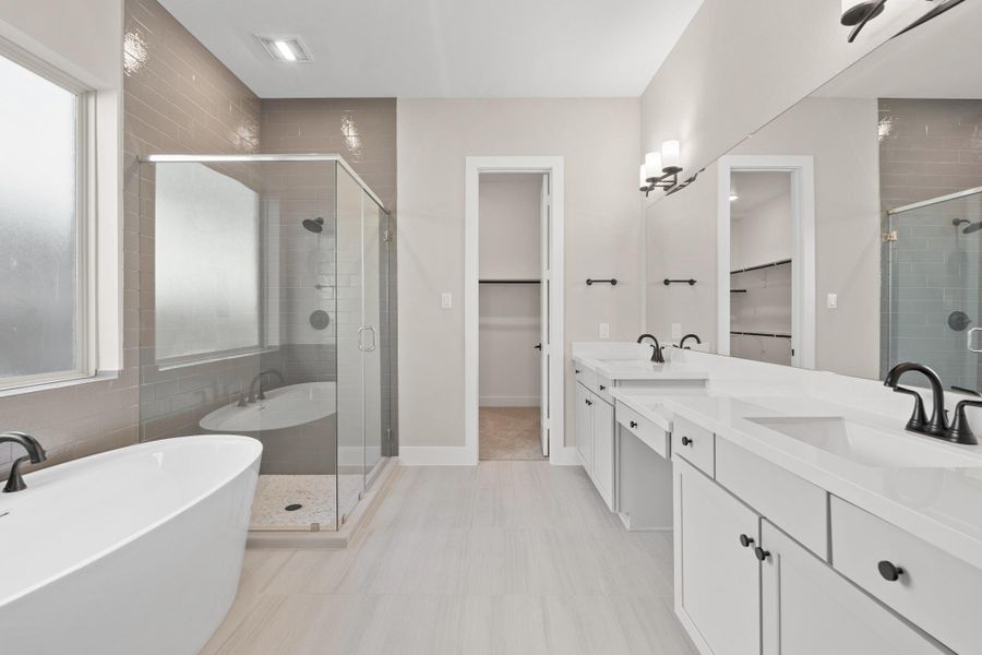 Furnished interior view inside a new home in Katy Court 60', Katy (Image 7). Furnished interior view inside a new home in Katy Court 60', Katy (Image 7).