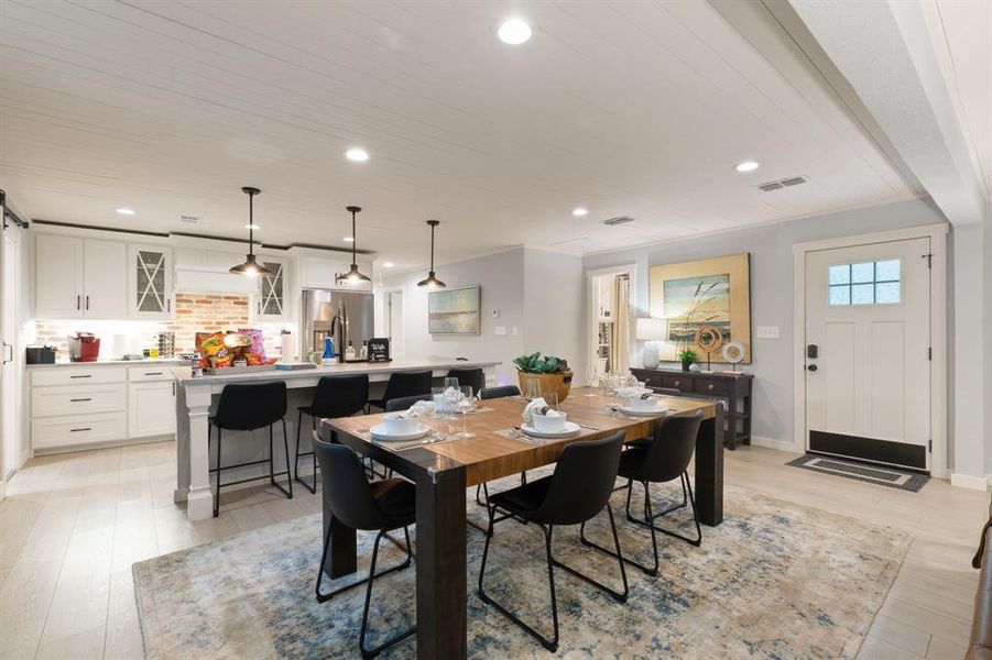 Furnished interior view inside a new home in , Pilot Point (Image 9). Furnished interior view inside a new home in , Pilot Point (Image 9).