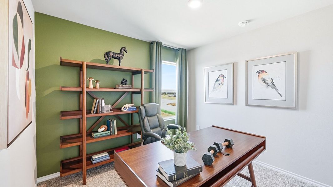 Furnished interior view inside a new home in Sunnycreek, Crowley (Image 33).