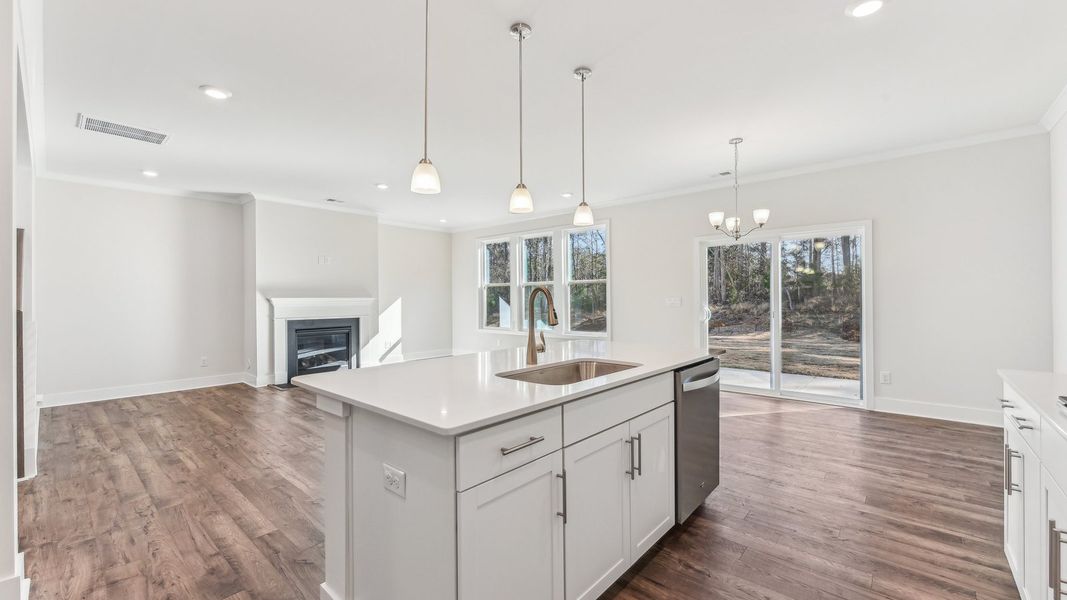 Furnished interior view inside a new home in Westport, York (Image 3).