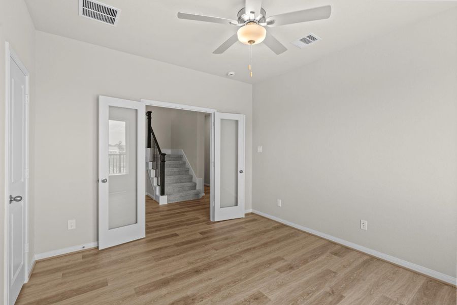 Spacious, unfurnished interior of a new home in Bridgeland, Cypress (Image 19).