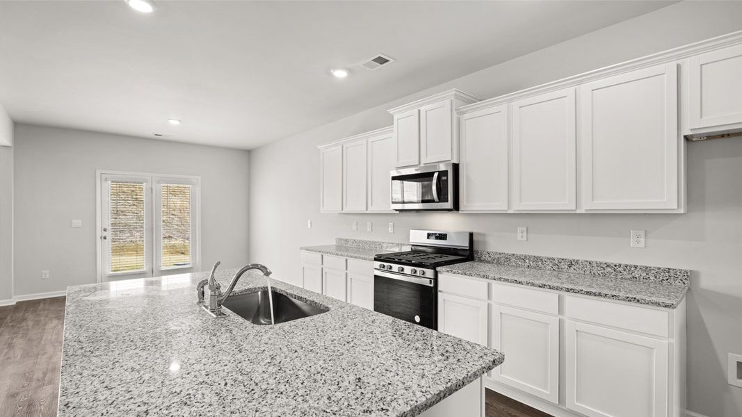 Furnished interior view inside a new home in The Abbey at Trolley Run Station, Aiken (Image 7).