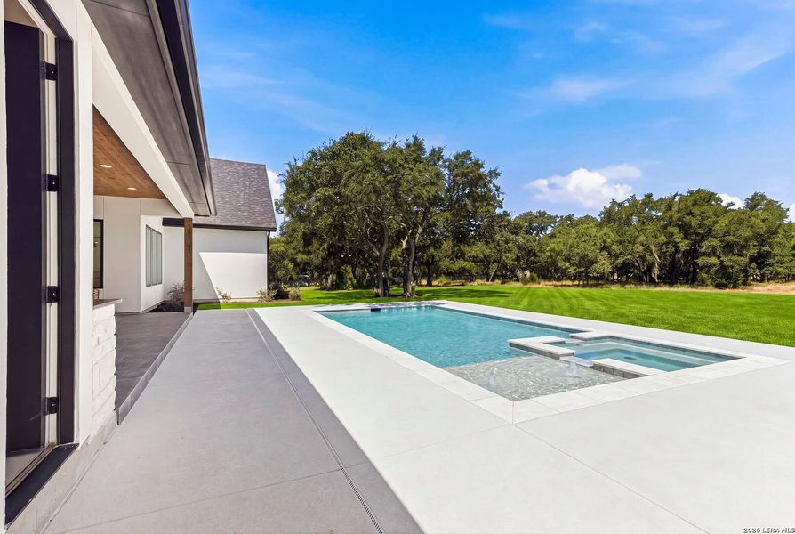 Exterior details and patio area of a home in , Boerne (Image 3).