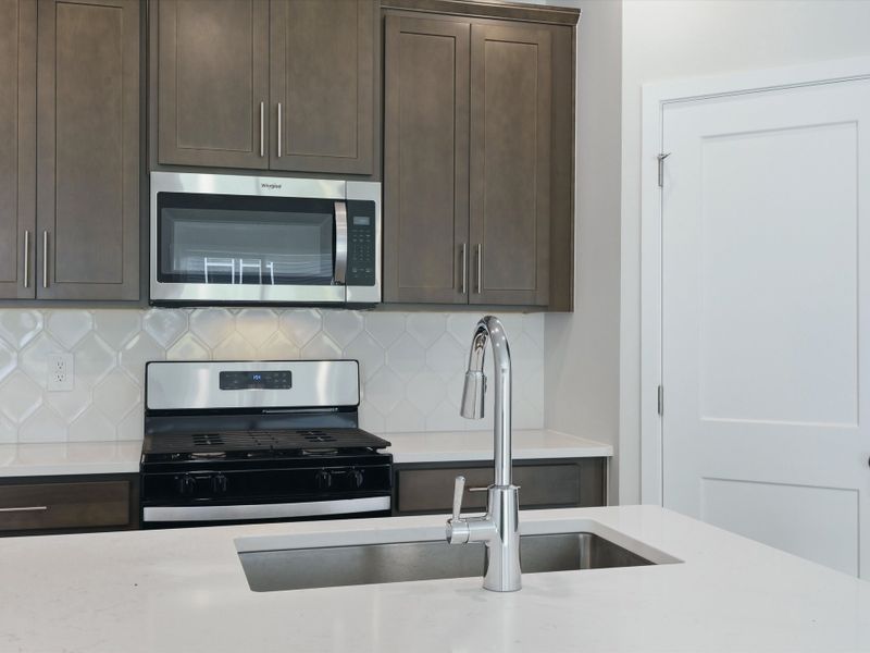 Close-up of interior finishes inside a home in Oakwood Townes, Mebane (Image 8).