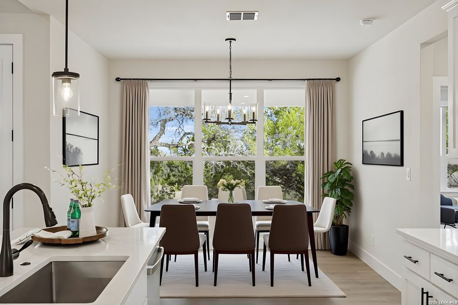 Furnished interior view inside a new home in , Fischer (Image 16).