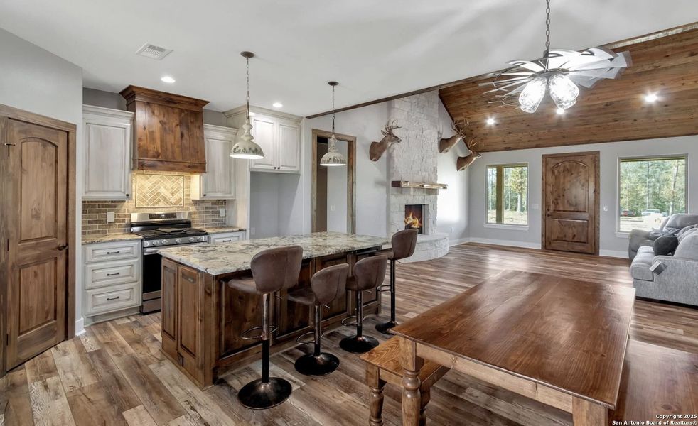 Furnished interior view inside a new home in , Floresville (Image 3).