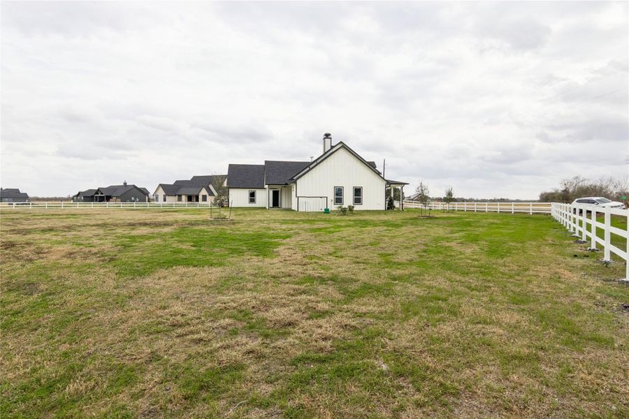 Exterior details and patio area of a home in , Sealy (Image 24).