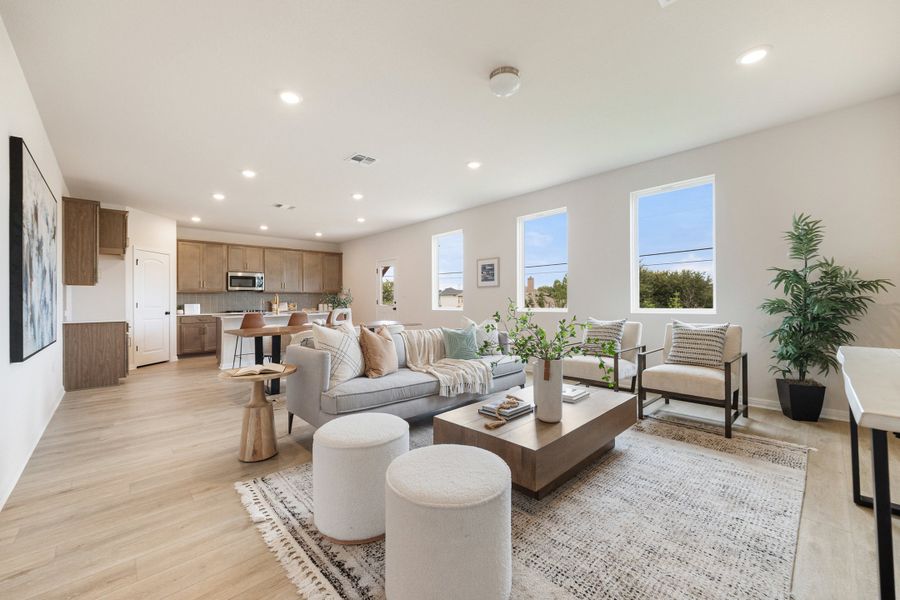 Representative furnished interior of a home built from the Sierra by Ashton Woods in Berry Creek Highlands, Georgetown (Image 4).