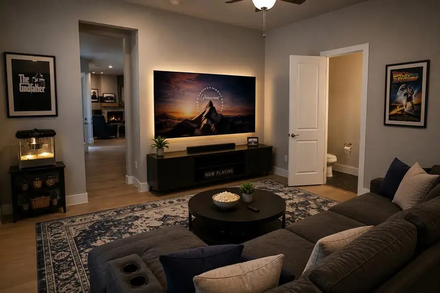 Furnished interior view inside a new home in , Waxahachie (Image 10). Furnished interior view inside a new home in , Waxahachie (Image 10).