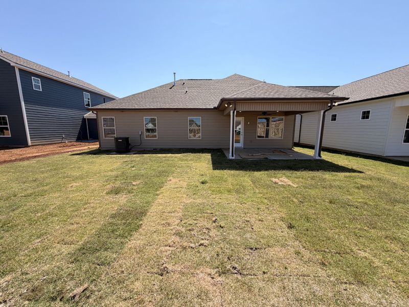 Beautiful level lot to enjoy with your back porch!