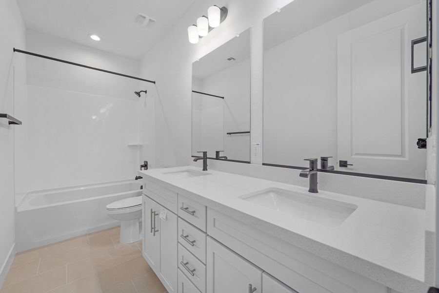 Furnished interior view inside a new home in Ellsworth Ranch Voyage Collection, Queen Creek (Image 8).