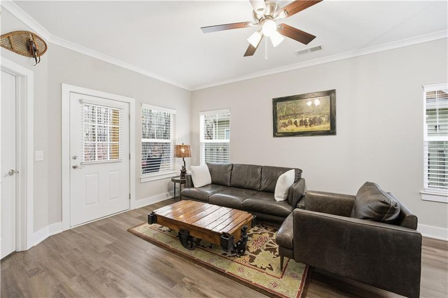 Furnished interior view inside a new home in , Waleska (Image 15). Furnished interior view inside a new home in , Waleska (Image 15).