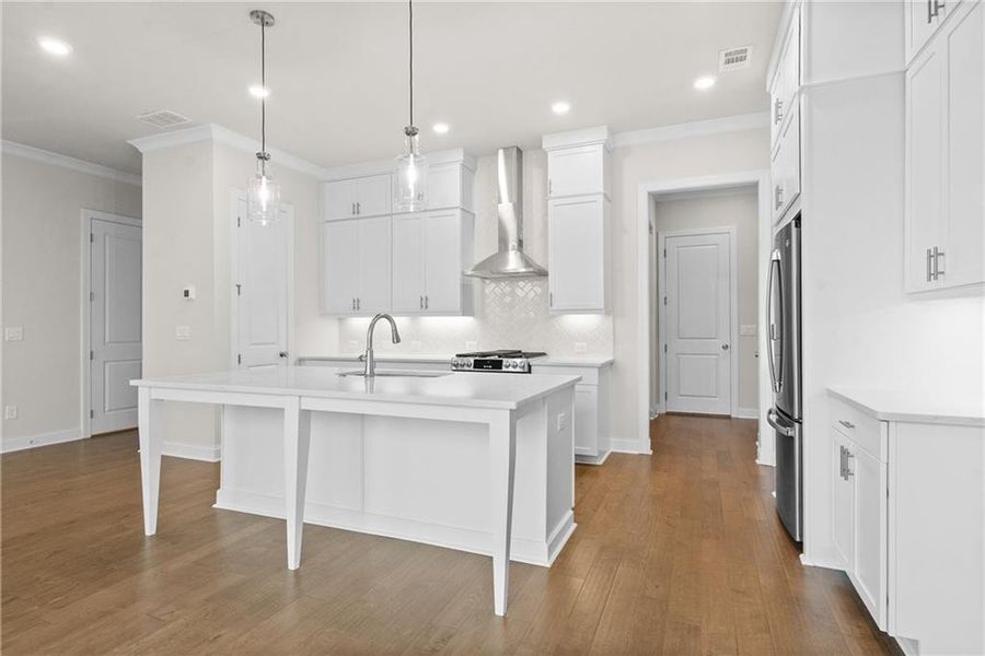 Furnished interior view inside a new home in Palisades, Cumming (Image 5).
