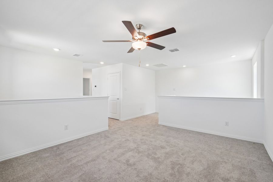 Spacious, unfurnished interior of a new home in River Ridge, Crandall (Image 28). Spacious, unfurnished interior of a new home in River Ridge, Crandall (Image 28).