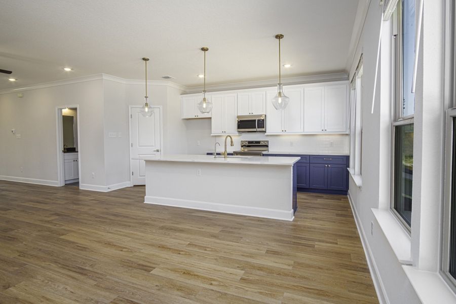 Representative furnished interior of a home built from the The Palmer by Rosehaven Homes in Magnolia Village, San Antonio (Image 5).