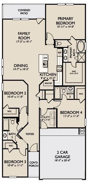 The Hamilton Floor Plan