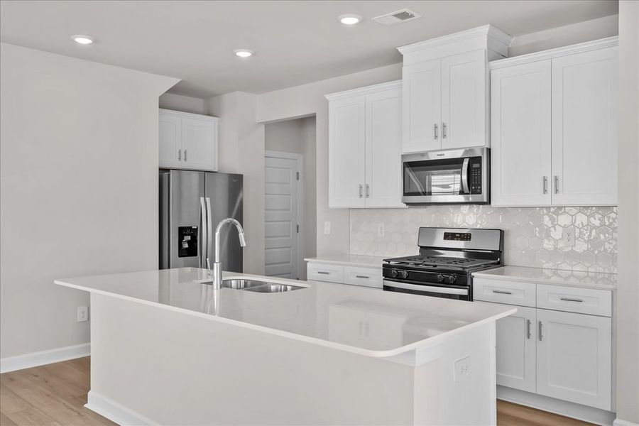 Furnished interior view inside a new home in Creek Ridge - Heritage Collection, Spartanburg (Image 4).